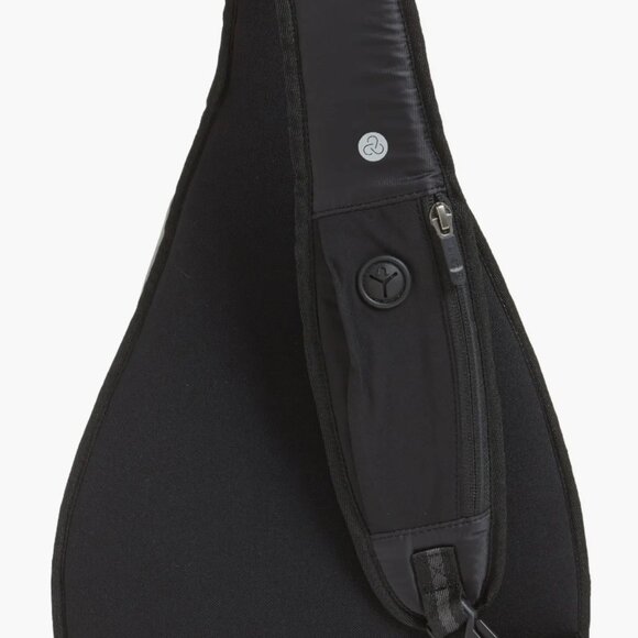 Zella Black Nylon Sling Single Strap Backpack - Picture 3 of 13